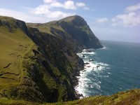 Clare Island's spectacular cliffs at Alnamarnagh