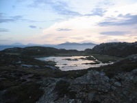View along the Cloonamore looped walk on Inishbofin