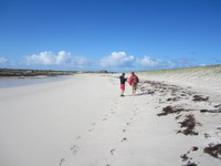 Beach walk on Finish Tidal Island