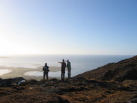 Walking on Errisbeg, near Roundstone